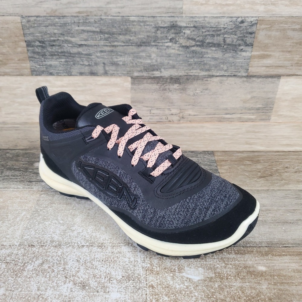 Keen Terradora Flex Womens Hiking Shoes Sz 7.5 Black Peachy Waterproof Sneakers